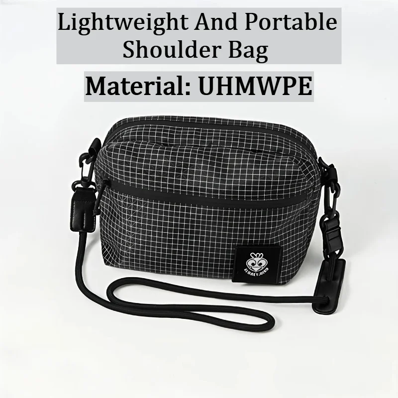 Lightweight UHMWPE Crossbody Bag with YKK Waterproof Zipper Outdoor Hiking Shoulder Bag Adjustable Strap UTX-Duraflex Buckle
Lightweight UHMWPE Crossbody Bag with YKK Waterproof Zipper Outdoor Hiking Shoulder Bag Adjustable Strap UTX-Duraflex Buckle