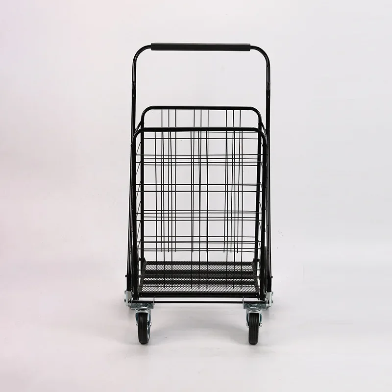 Bold and reinforced shopping cart Large heavy-duty cart Portable iron basket shopping cart
Bold and reinforced shopping cart Large heavy-duty cart Portable iron basket shopping cart