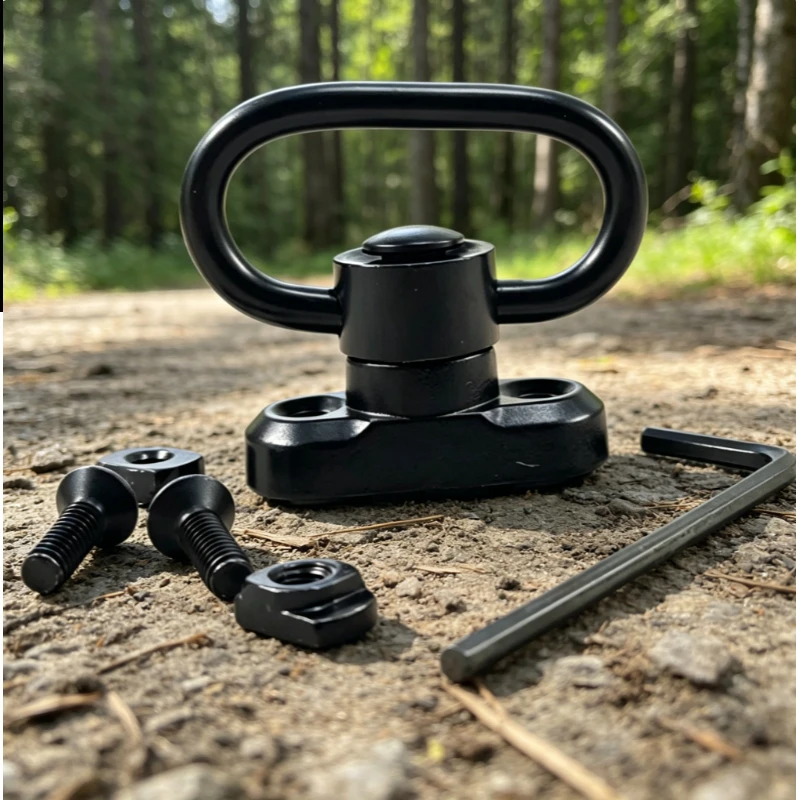 New Floating Cup QD Swivel Loop Quick Detach MLOK Sling Mount Sturdy Metal Bracket for Outdoor Single Double Point Sling Use
New Floating Cup QD Swivel Loop Quick Detach MLOK Sling Mount Sturdy Metal Bracket for Outdoor Single Double Point Sling Use