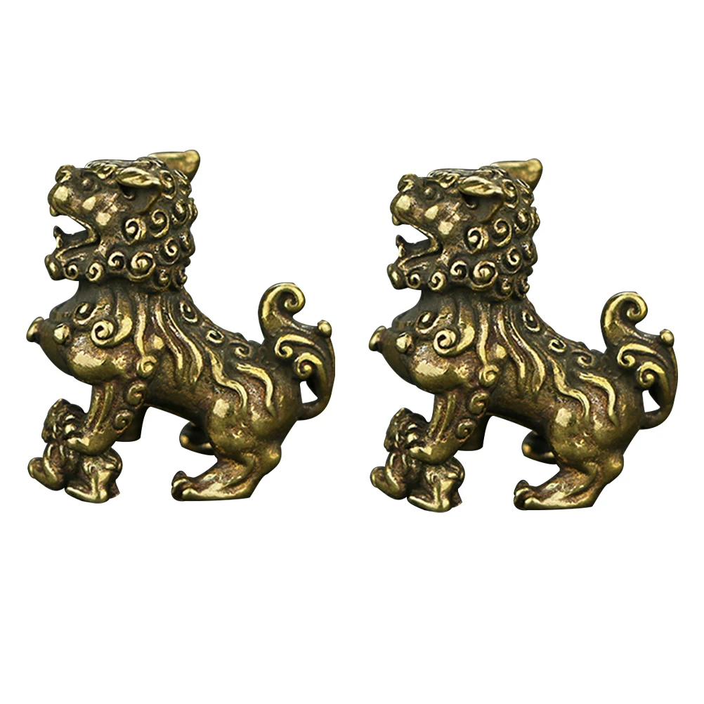 2pcs Pure Copper Statue Decor Vintage Home Office Car Decoration Miniature Lion Adornment Garden Supplies Craft Gift Ideas
2pcs Pure Copper Statue Decor Vintage Home Office Car Decoration Miniature Lion Adornment Garden Supplies Craft Gift Ideas