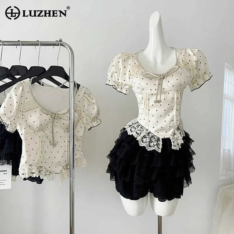 LUZHEN атласная юбка в горошек с рисунком юбка Мини Женский комплект из двух частей 2024 Летняя мода новинка AA1098
LUZHEN атласная юбка в горошек с рисунком юбка Мини Женский комплект из двух частей 2024 Летняя мода новинка AA1098