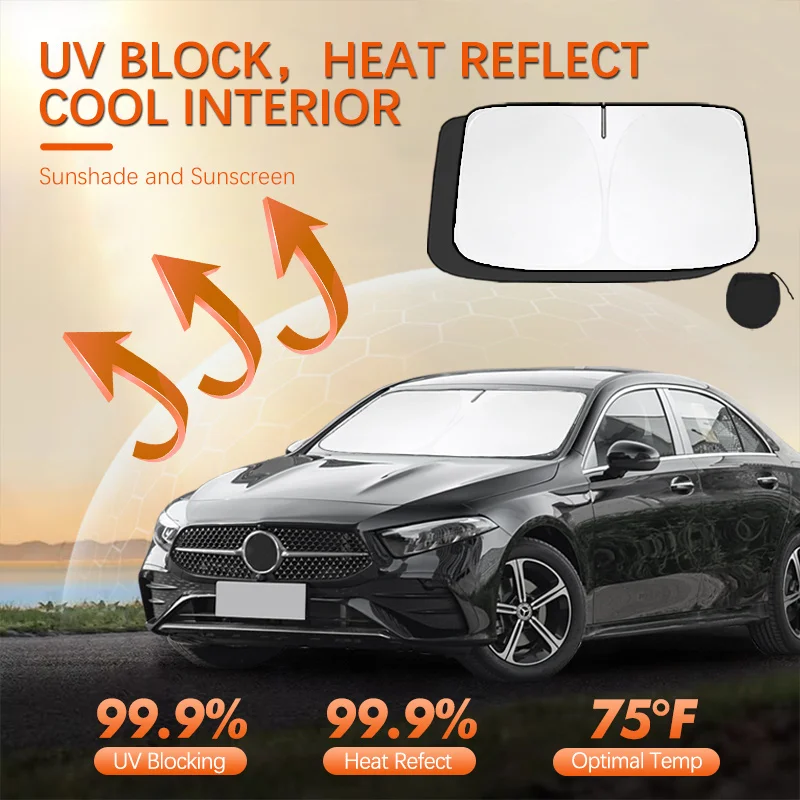 For Mercedes Benz A Class A180 A200 Car Sun Viso Front Window Windshield Sunshade Heat Insulation Summer Sun UV Protection
For Mercedes Benz A Class A180 A200 Car Sun Viso Front Window Windshield Sunshade Heat Insulation Summer Sun UV Protection