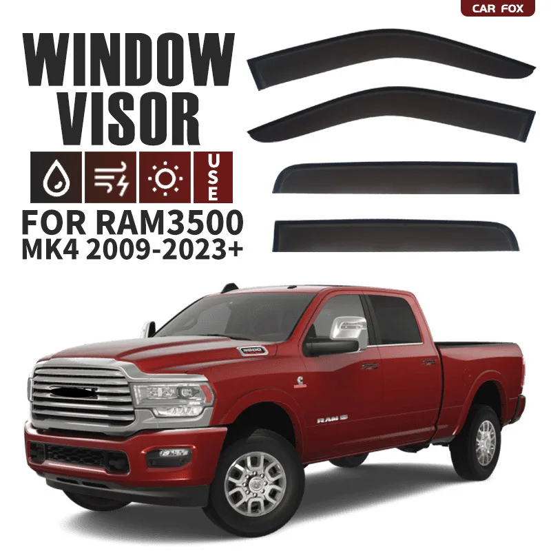 Suitable for Dodge Ram RAM Pickup Rain and Rain Shield Guide Plate DODGE RAM1500 Window visor
Suitable for Dodge Ram RAM Pickup Rain and Rain Shield Guide Plate DODGE RAM1500 Window visor