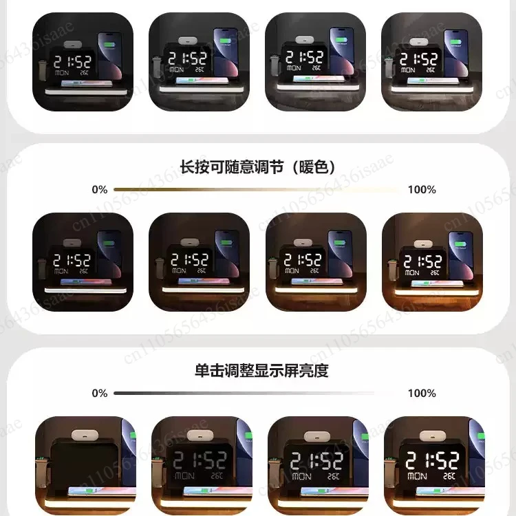 Multi-Device MagSafe Charger Station, 7 Ports Wireless Charger with Night Lamp
Multi-Device MagSafe Charger Station, 7 Ports Wireless Charger with Night Lamp