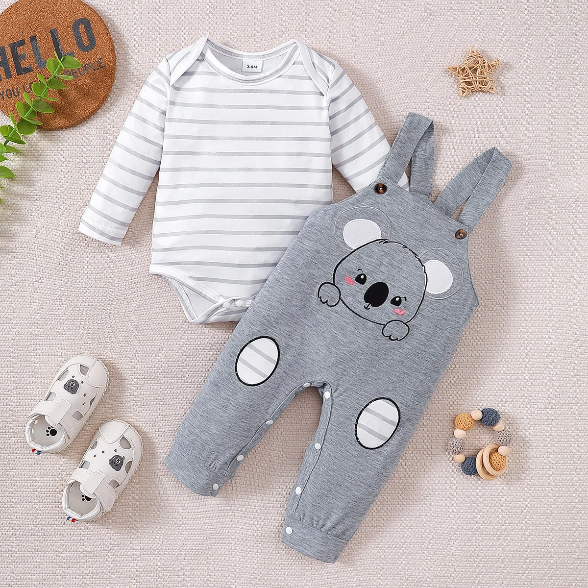 Baby Boy Koala Outfit Set 7 S06db06306539425d8e19f7401bb3dddav