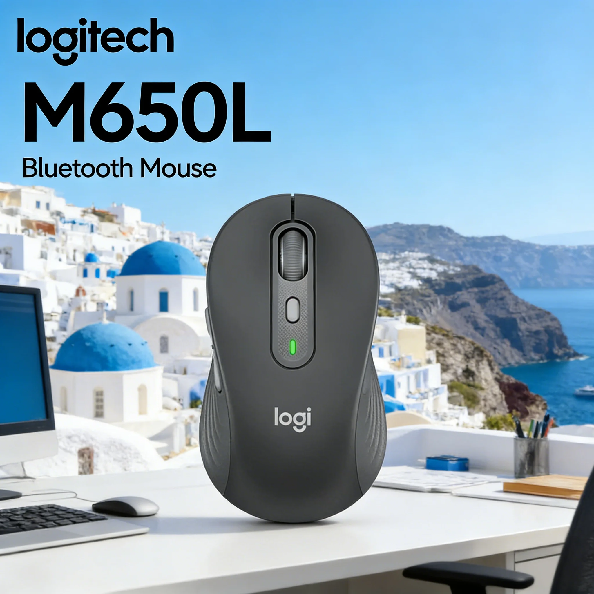 Бесшумная Bluetooth-мышь Logitech M650L: эргономичный дышащий дизайн, интеллектуальное прокрутывание, радиус действия 10 м, для Chromebook, ноутбуков и офисного использования
Бесшумная Bluetooth-мышь Logitech M650L: эргономичный дышащий дизайн, интеллектуальное прокрутывание, радиус действия 10 м, для Chromebook, ноутбуков и офисного использования