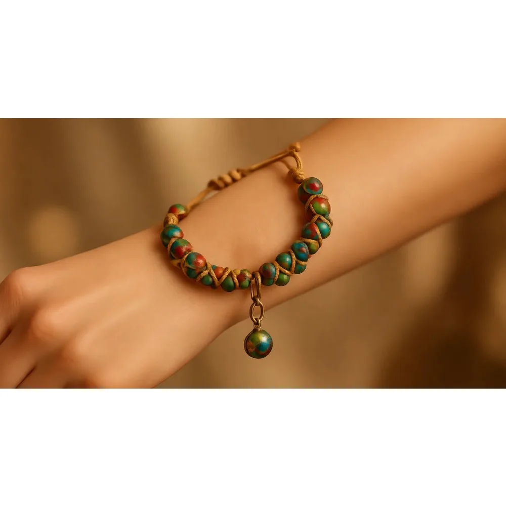 Двухслойный браслет из бусин яшмы ручной работы с семью чакрами для исцеления и дружбы
Двухслойный браслет из бусин яшмы ручной работы с семью чакрами для исцеления и дружбы