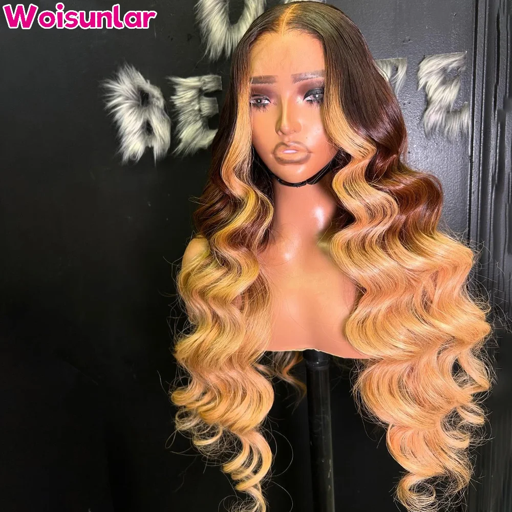 Ombre brown and light brown Front Lace wig human hair PrePlucke 13X4 Transparent Lace Body wave For Women Human Hair Wig 100%
Ombre brown and light brown Front Lace wig human hair PrePlucke 13X4 Transparent Lace Body wave For Women Human Hair Wig 100%