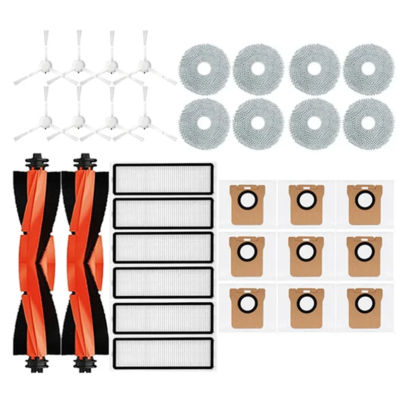 ABBZ-For Xiaomi Robot Vacuum X20 + / X20 Plus Parts Accessories Main Side Brush Hepa Filter Mop Cloth Dust Bags Replacement
ABBZ-For Xiaomi Robot Vacuum X20 + / X20 Plus Parts Accessories Main Side Brush Hepa Filter Mop Cloth Dust Bags Replacement