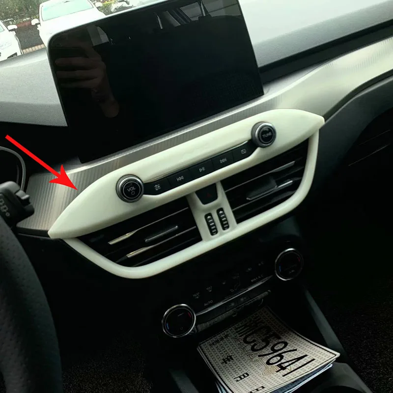 Lnterior Accessories Car Front Air Vent Outlet Cover Trim Car A/C Air-condition Wind Out Stickers For Ford Focus 2019 2020
Lnterior Accessories Car Front Air Vent Outlet Cover Trim Car A/C Air-condition Wind Out Stickers For Ford Focus 2019 2020