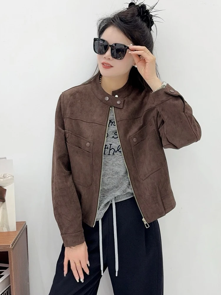 Chic Early Autumn ort Jaet Women's Light Maturi Sle Meat Concealing Slimming Retro Design Top Casual Loose Fit
Chic Early Autumn ort Jaet Women's Light Maturi Sle Meat Concealing Slimming Retro Design Top Casual Loose Fit