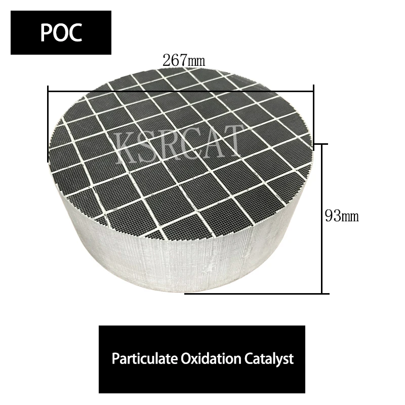 Карбид Siicon UNiversal POC 267*93 мм уменьшает частицы для дизельных грузовиков, выхлопная система, катализатор твердых частиц и окисления
Карбид Siicon UNiversal POC 267*93 мм уменьшает частицы для дизельных грузовиков, выхлопная система, катализатор твердых частиц и окисления