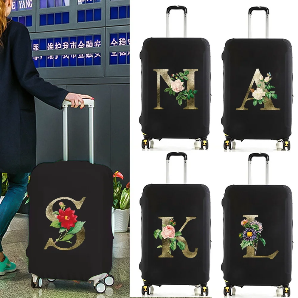 Luggage Protective Cover Golden Flower Series Travel Accessories Protective Case Suitcase Dust Wear-resistant Luggage Cover
Luggage Protective Cover Golden Flower Series Travel Accessories Protective Case Suitcase Dust Wear-resistant Luggage Cover
