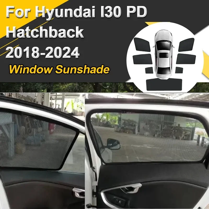 Car Sun Shades For Hyundai I30 PD Hatchback 2018-2024 Sunshades Mesh Magnetic Heat insulation Curtains Visor Auto Accessories
Car Sun Shades For Hyundai I30 PD Hatchback 2018-2024 Sunshades Mesh Magnetic Heat insulation Curtains Visor Auto Accessories