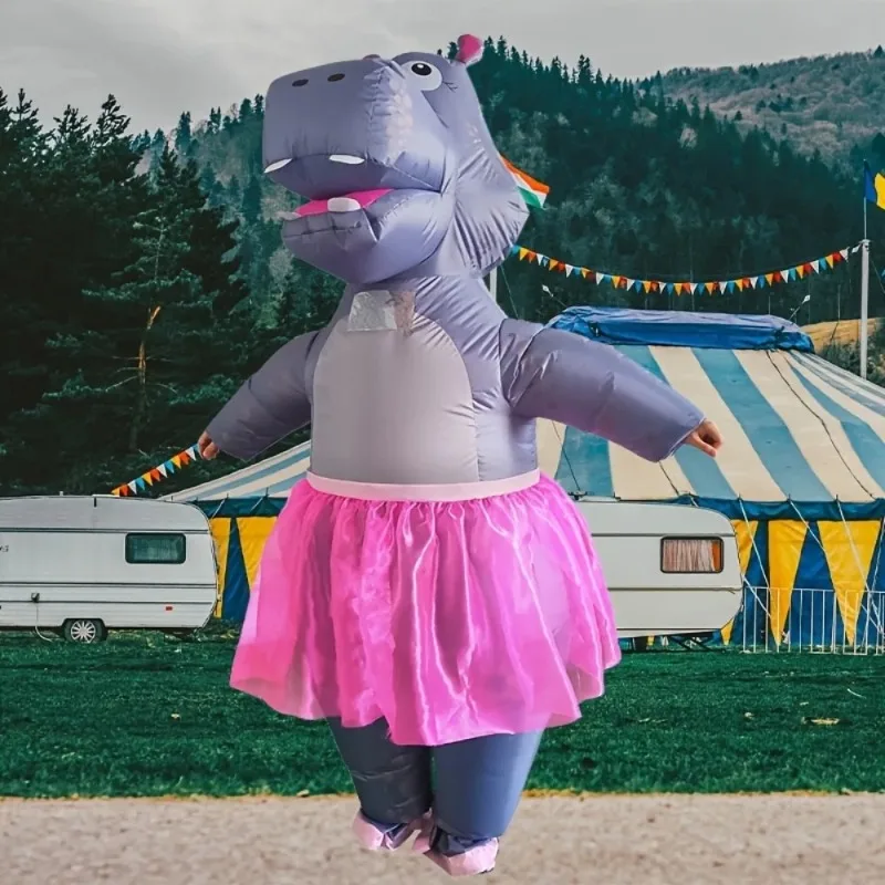 Hippopotamus Inflatable Costume Animal Doll Prop Costume Festive Party Joyful Atmosphere Performance Inflatable Costume Props 
Hippopotamus Inflatable Costume Animal Doll Prop Costume Festive Party Joyful Atmosphere Performance Inflatable Costume Props