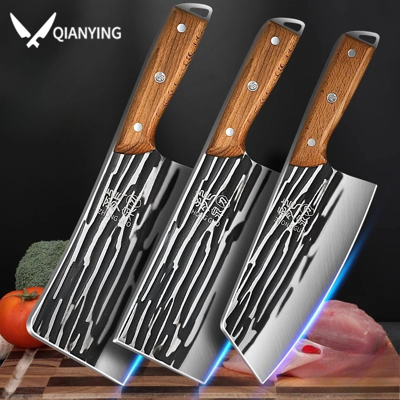 Профессиональный кухонный нож, бытовой кухонный нож из нержавеющей стали, используемый для резки мяса, овощей и костей, кухонных инструментов
Профессиональный кухонный нож, бытовой кухонный нож из нержавеющей стали, используемый для резки мяса, овощей и костей, кухонных инструментов
