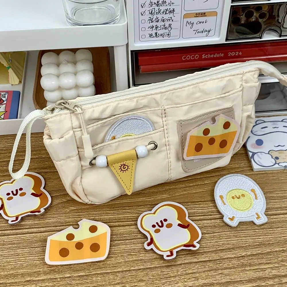 New Embroidered Patch Pen Bag Multilayer Portable Stationery Bag Large Capacity Pen Box Back To School
New Embroidered Patch Pen Bag Multilayer Portable Stationery Bag Large Capacity Pen Box Back To School