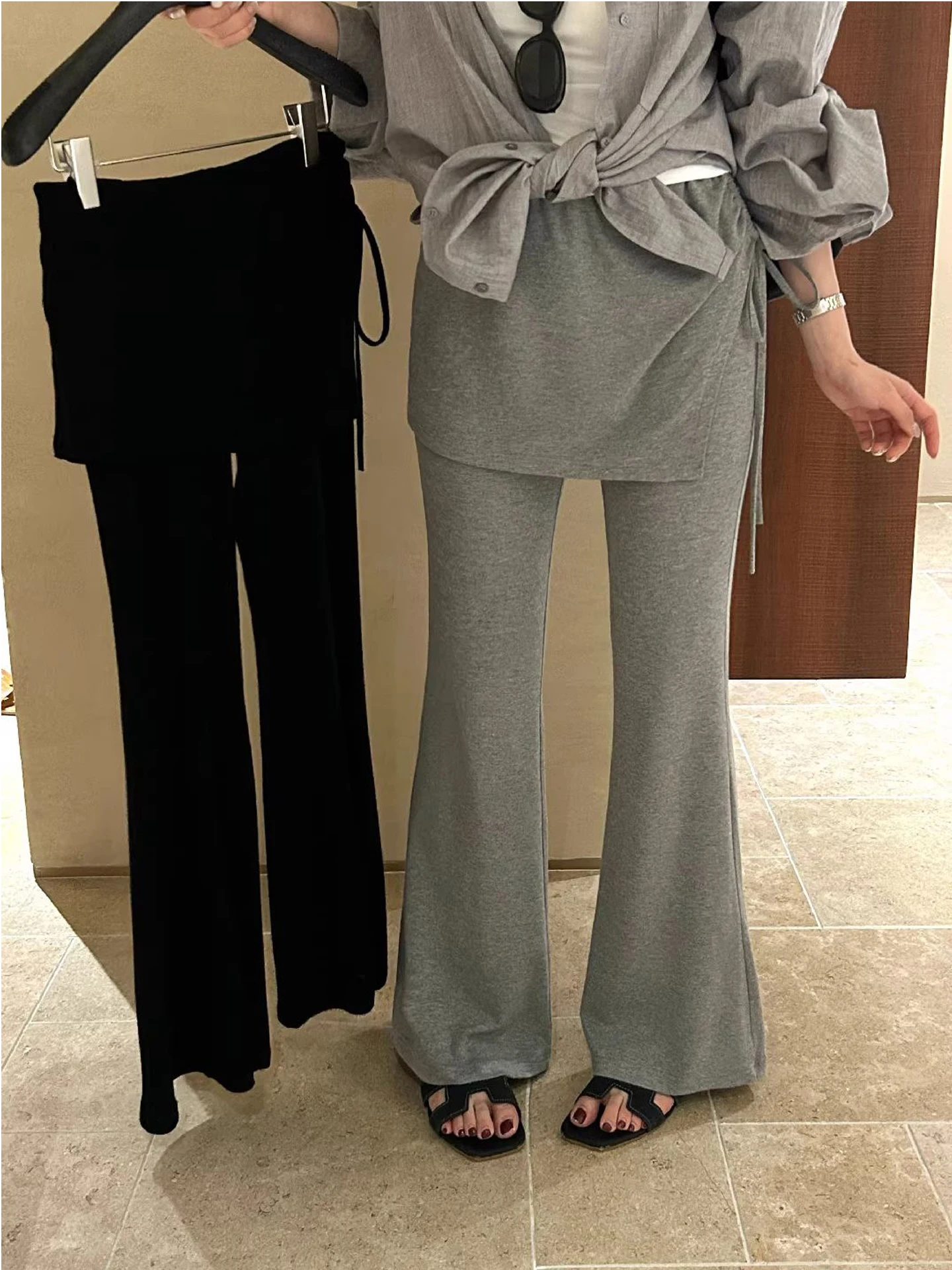 High Waist Wide Leg Casual Pants Women's Summer Korean Style Loose Feel Micro Flared Straight Cut Pants Breathable Polyester
High Waist Wide Leg Casual Pants Women's Summer Korean Style Loose Feel Micro Flared Straight Cut Pants Breathable Polyester