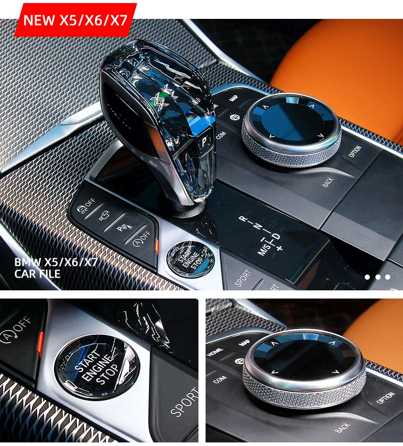 Crystal Thee-piece Set Gear Shift Knob For BMW All Series F&G Chassis Car Interior Accessories
Crystal Thee-piece Set Gear Shift Knob For BMW All Series F&G Chassis Car Interior Accessories