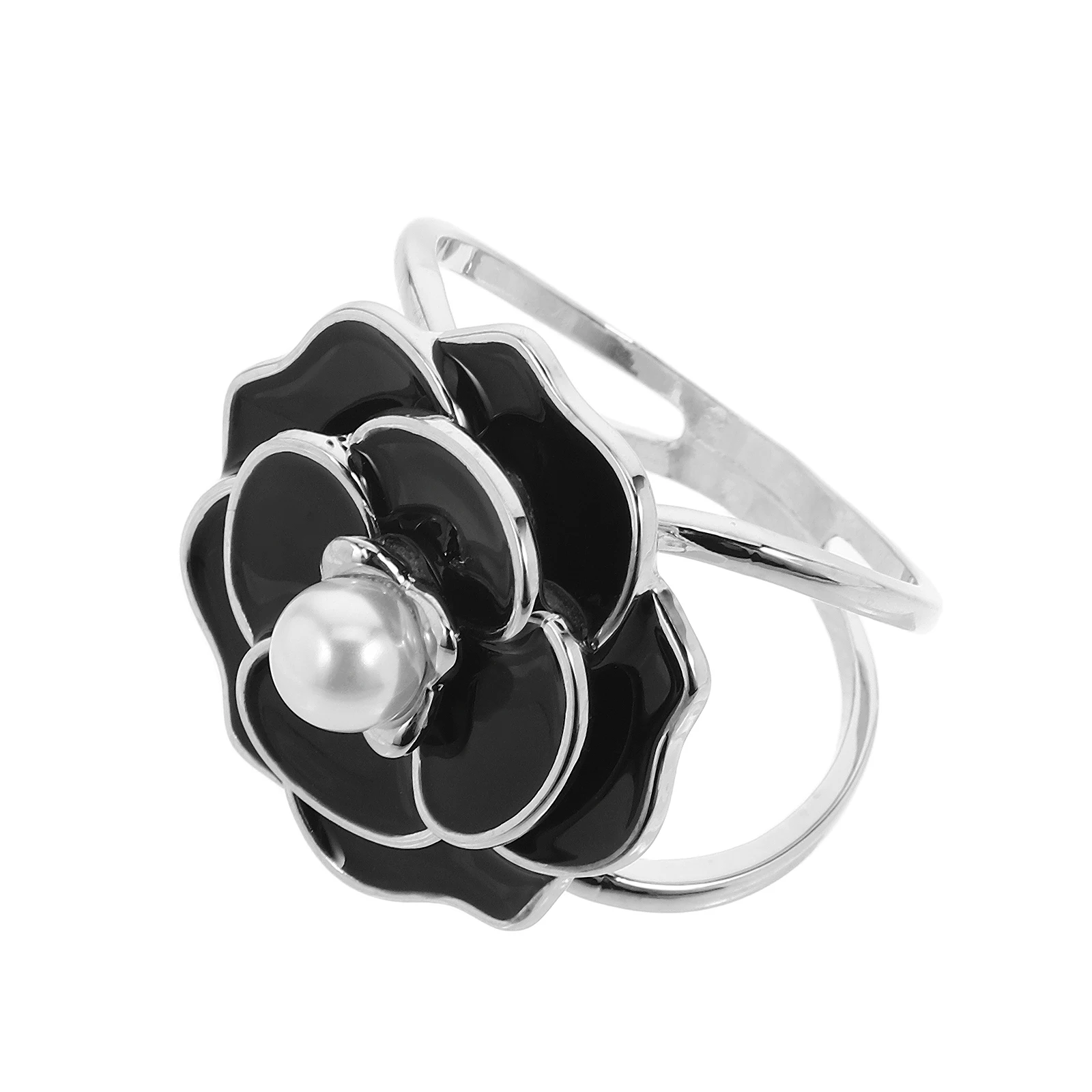 Floral Pearl Clasp Black Metal Buckle Shawl Cardigan Coat Scarf Clasps Scarf Rings For Scarves Decor Clip Accessories
Floral Pearl Clasp Black Metal Buckle Shawl Cardigan Coat Scarf Clasps Scarf Rings For Scarves Decor Clip Accessories