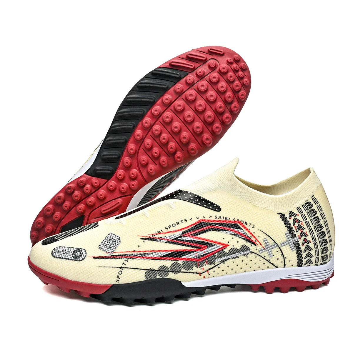 Professional TF Soccer Boots Unisex Youth Adult PU Fabric Upper Rubber Sole Non-slip Training Cleats
Professional TF Soccer Boots Unisex Youth Adult PU Fabric Upper Rubber Sole Non-slip Training Cleats