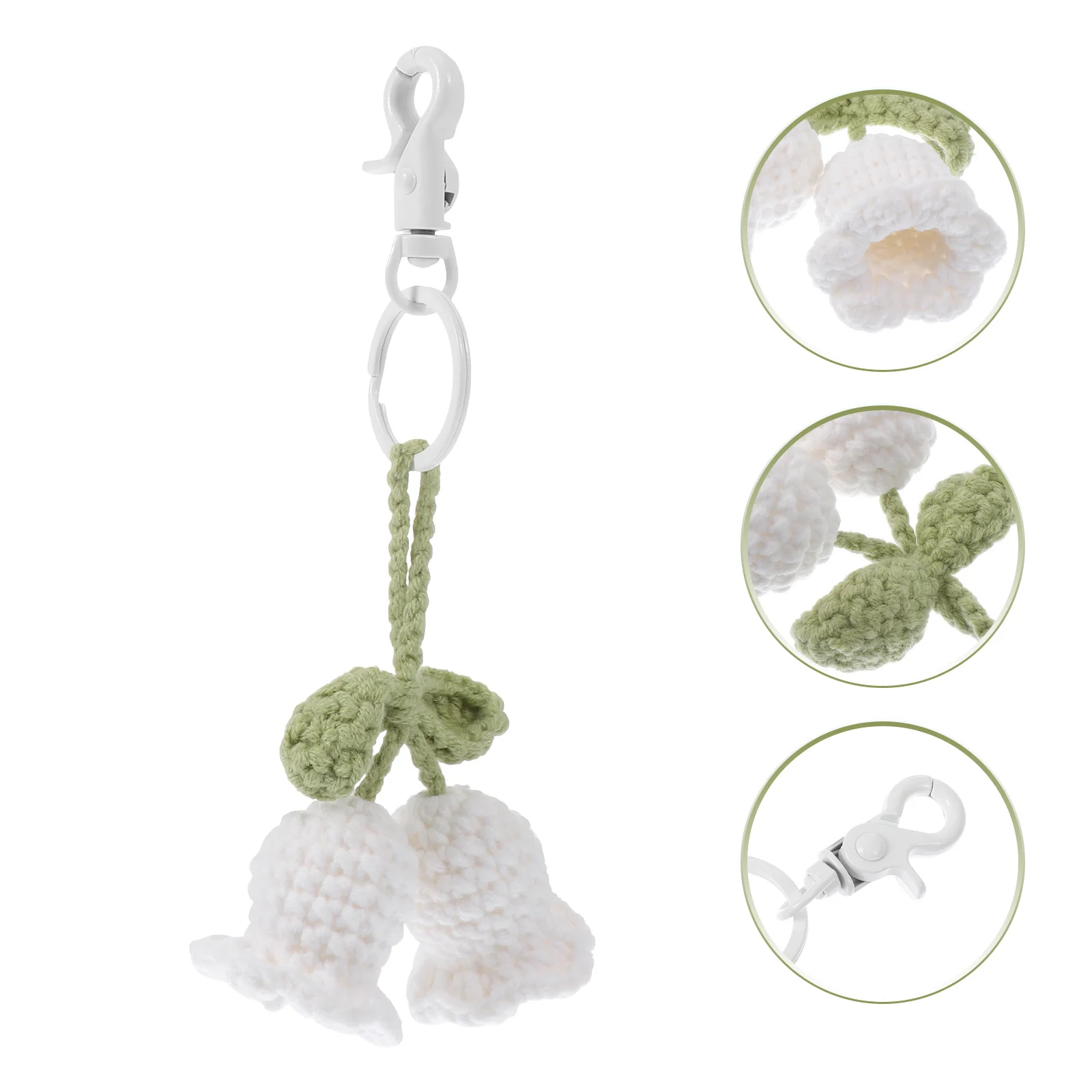Knitted Flower Keychain Handmade Pendant Woven Bag Decor For Keys Backpack Luggage Phone Crafts Key Accessory Durable Ornament
Knitted Flower Keychain Handmade Pendant Woven Bag Decor For Keys Backpack Luggage Phone Crafts Key Accessory Durable Ornament