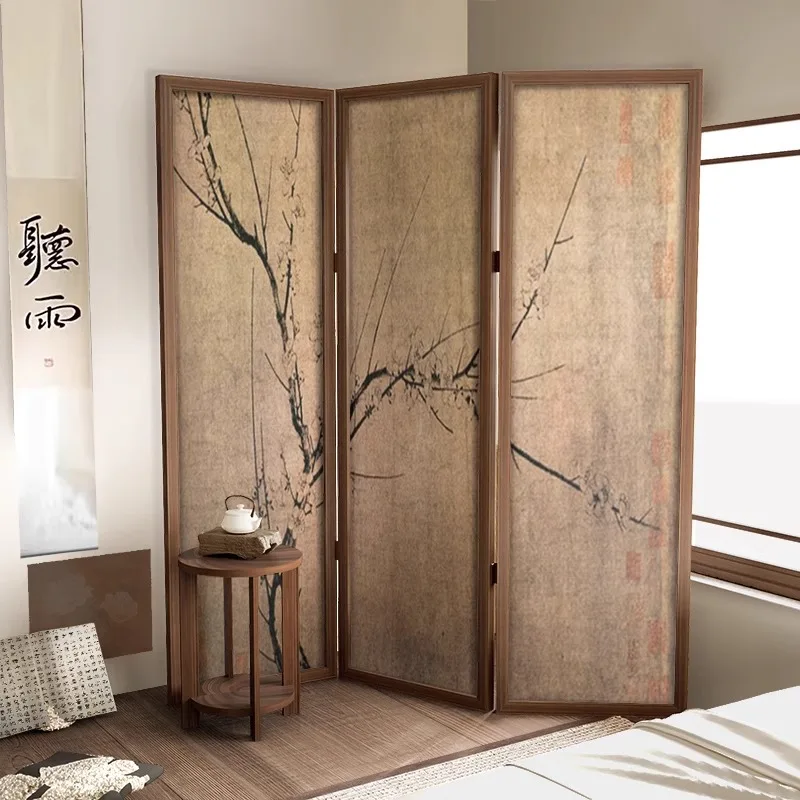 Classical Chinese folding screen partition living room mobile entrance entrance entrance blocking tea room background Zen solid
Classical Chinese folding screen partition living room mobile entrance entrance entrance blocking tea room background Zen solid