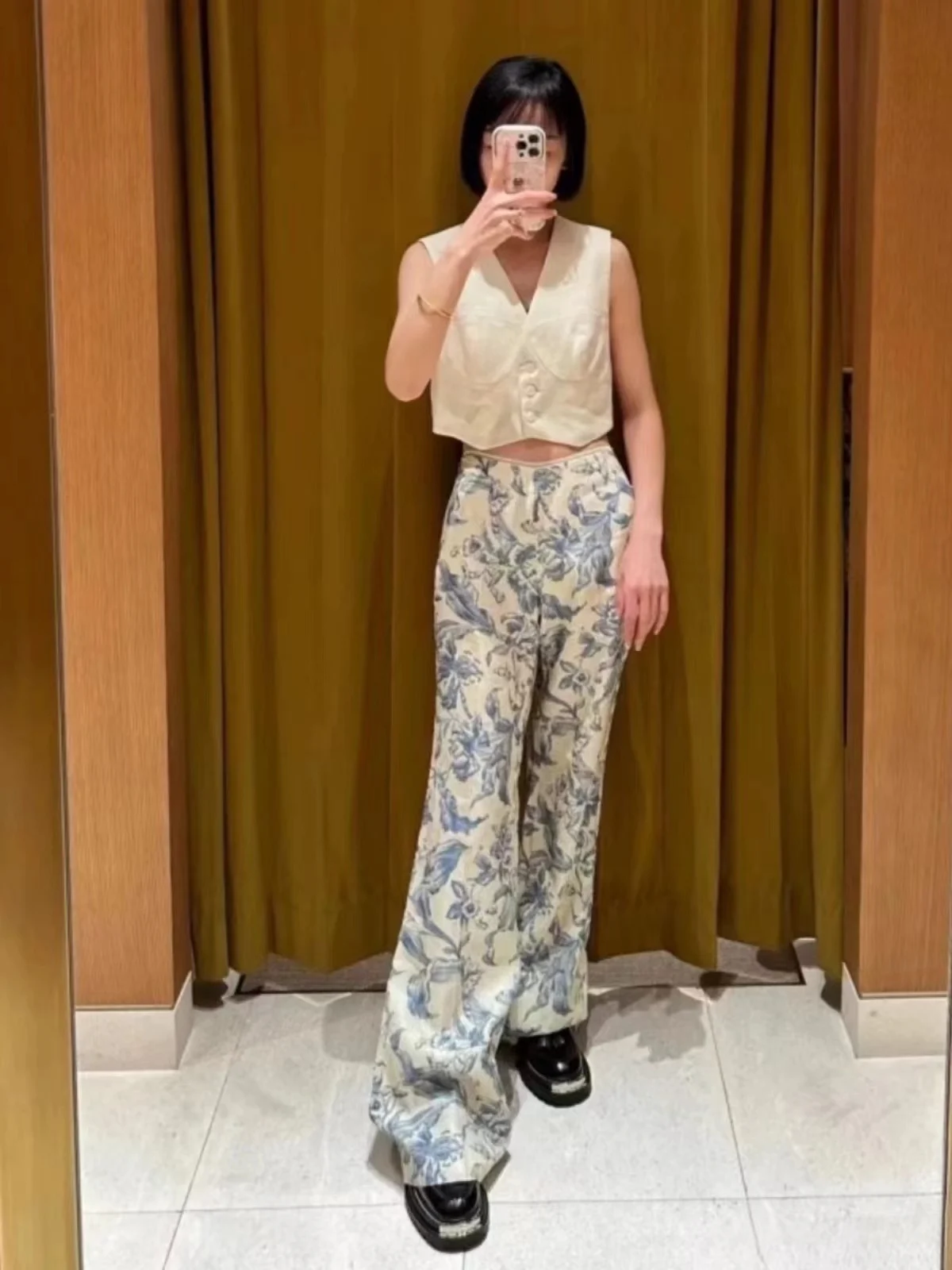 Women's Floral Printed Long Pants High Waist Straight Vintage Summer 2024 Trousers
Women's Floral Printed Long Pants High Waist Straight Vintage Summer 2024 Trousers