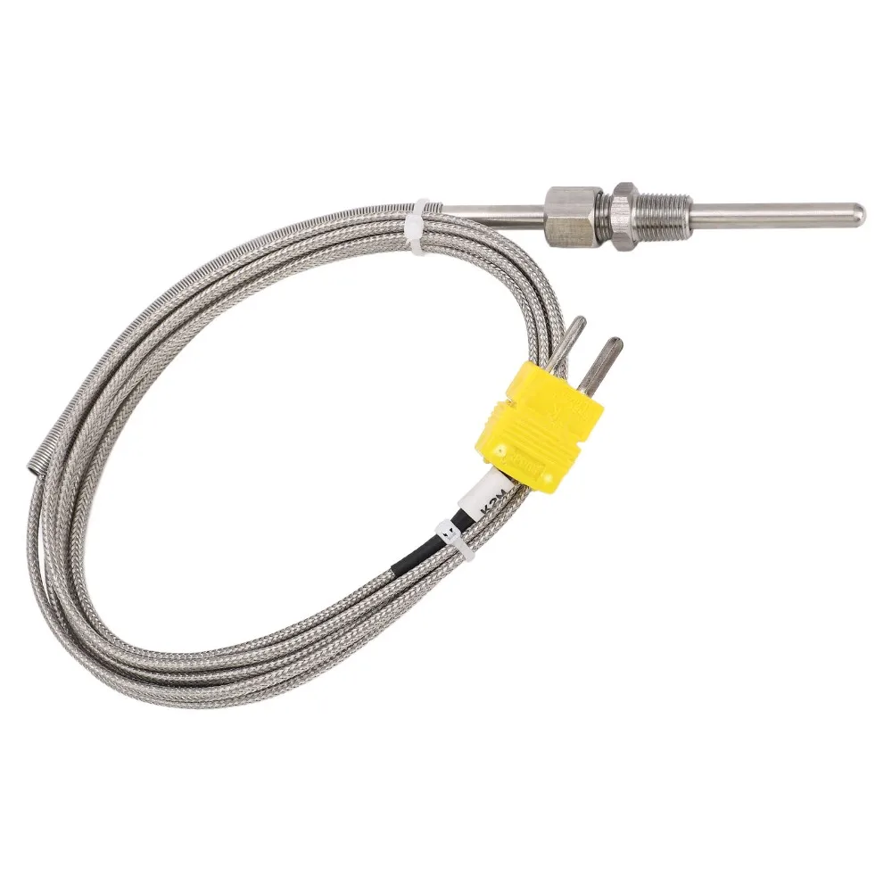 1/8" NPT Threade K-Type Thermocouple Stainless Steel ‑100 to 1250 ℃ Temperature Sensor 80mm Probe Compression Fittings
1/8" NPT Threade K-Type Thermocouple Stainless Steel ‑100 to 1250 ℃ Temperature Sensor 80mm Probe Compression Fittings