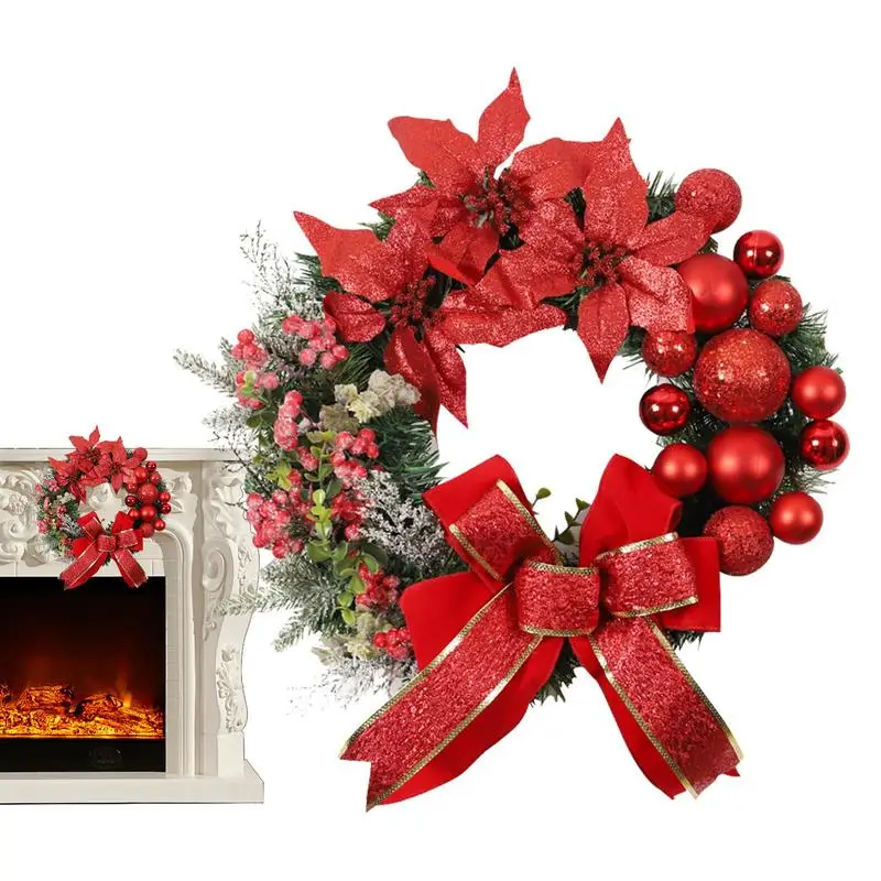 Christmas Red Christmas Ball Wreath Christmas Party Decoration Wreath Front Door Christmas Party Decorations Pendants
Christmas Red Christmas Ball Wreath Christmas Party Decoration Wreath Front Door Christmas Party Decorations Pendants