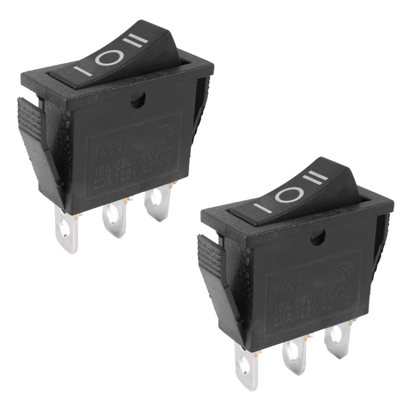 2X AC15A/250V 20A/125V 3-контактный SPDT ВКЛ-ВЫКЛ 3-позиционный кнопочный переключатель
2X AC15A/250V 20A/125V 3-контактный SPDT ВКЛ-ВЫКЛ 3-позиционный кнопочный переключатель