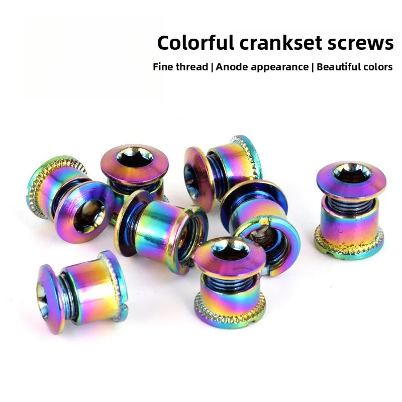 Mountain Bike Road Bike Crankset Chainring Locking Screws Single/Double Chainring Pin Fixing Screws Sprocket Locking
Mountain Bike Road Bike Crankset Chainring Locking Screws Single/Double Chainring Pin Fixing Screws Sprocket Locking