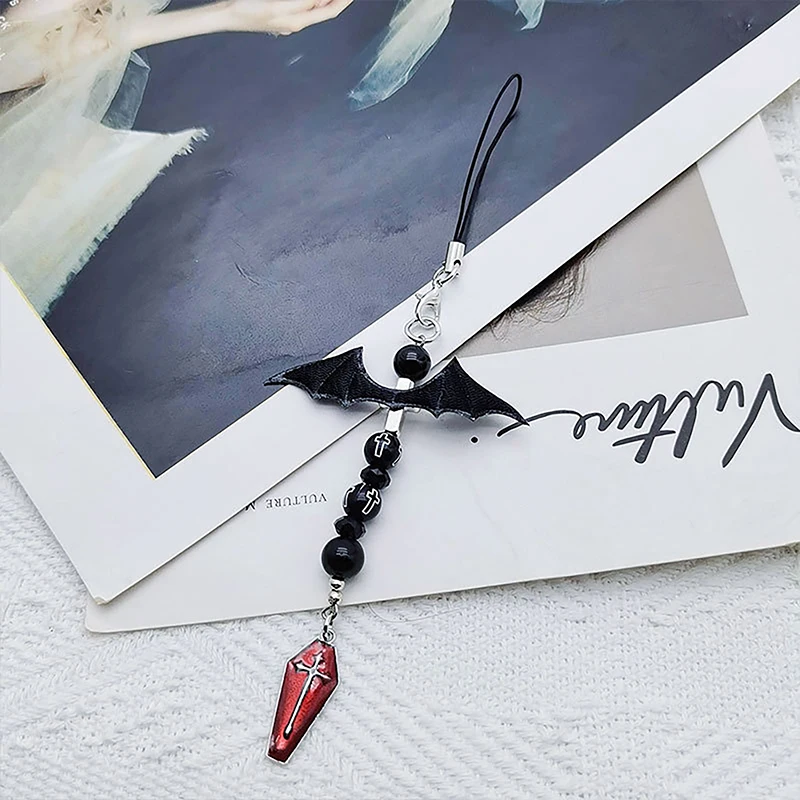 New Black Punk Y2K Phone Pendant Chain Cool Girl Sweet Charm With Cross Butterfly Accessories For Phone Bag Lanyard Keychain
New Black Punk Y2K Phone Pendant Chain Cool Girl Sweet Charm With Cross Butterfly Accessories For Phone Bag Lanyard Keychain