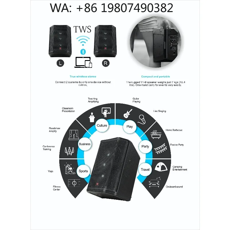 Dual 12 Inch Three Way Passive Line Array Speaker High Quality Audio for Concert Stage Show
Dual 12 Inch Three Way Passive Line Array Speaker High Quality Audio for Concert Stage Show