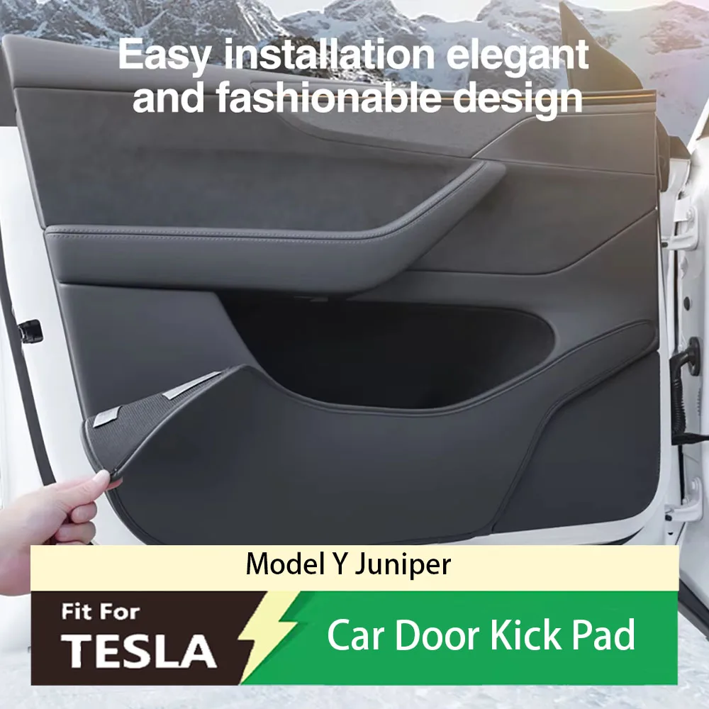 Подходит для новой Tesla Model Y Juniper 2025, 4 предмета, защитная накладка на боковую панель двери автомобиля, аксессуары для интерьера
Подходит для новой Tesla Model Y Juniper 2025, 4 предмета, защитная накладка на боковую панель двери автомобиля, аксессуары для интерьера