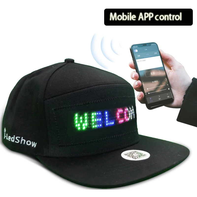 Программируемая Bluetooth-подсветка, бейсбольная кепка с дисплеем сообщений, бейсбольная кепка, забавная шляпа, черный реквизит
Программируемая Bluetooth-подсветка, бейсбольная кепка с дисплеем сообщений, бейсбольная кепка, забавная шляпа, черный реквизит