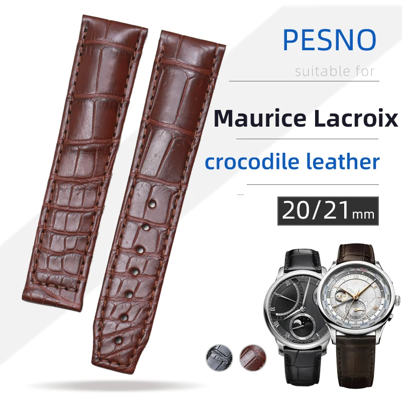 Ремешок для часов Pesno для Maurice Lacroix MASTERPIECE LC6068/LC6037, 20 мм/21 мм, из кожи аллигатора, аксессуары для мужских часов
Ремешок для часов Pesno для Maurice Lacroix MASTERPIECE LC6068/LC6037, 20 мм/21 мм, из кожи аллигатора, аксессуары для мужских часов