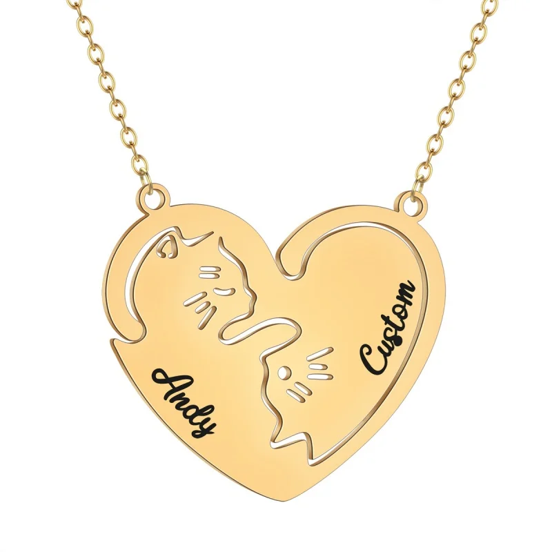 Custom Name Necklace for women Heart pendant Stainless Steel jewelry Women Men Chain choker collar Personalised Mothers day gift
Custom Name Necklace for women Heart pendant Stainless Steel jewelry Women Men Chain choker collar Personalised Mothers day gift