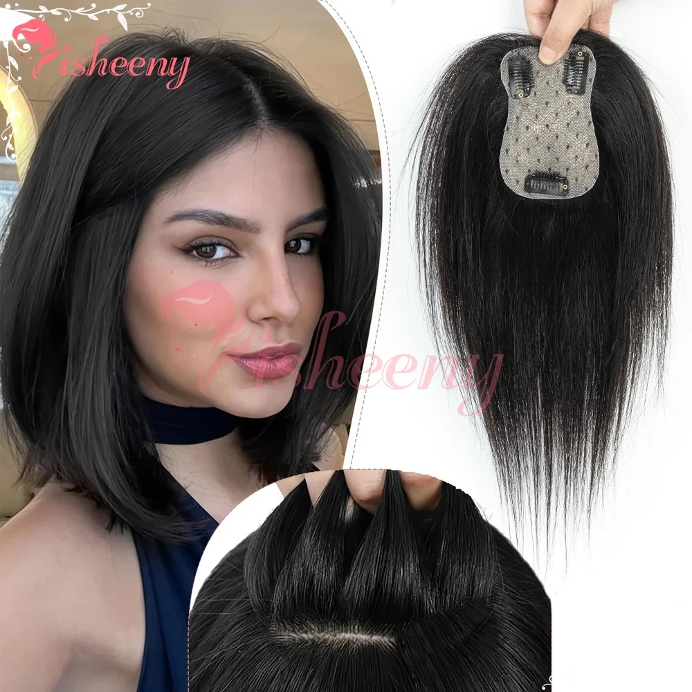 isheeny7x11cm Human Hair Toppers for Women, 30g Clip In Top Hair Piece 25cm Length, Multiple Natural Colors Real Human Hair Toupee to Cover Thinning Hair & Bald Spots
isheeny7x11cm Human Hair Toppers for Women, 30g Clip In Top Hair Piece 25cm Length, Multiple Natural Colors Real Human Hair Toupee to Cover Thinning Hair & Bald Spots
