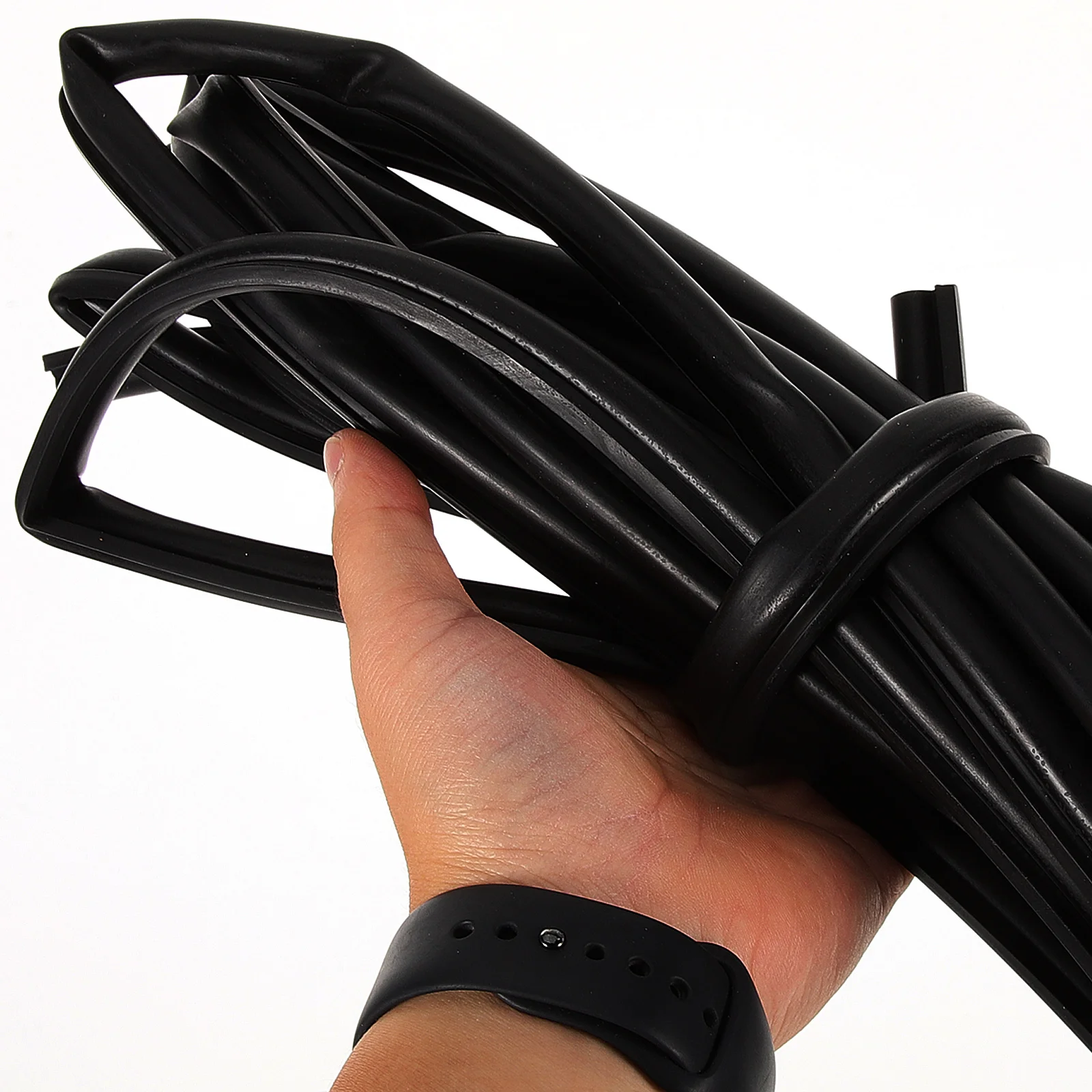 O Shaped 5M Black Silicone Window Door Sealing Strip High Temperature Resistant Easy Install Fits Windows Doors Frame
O Shaped 5M Black Silicone Window Door Sealing Strip High Temperature Resistant Easy Install Fits Windows Doors Frame