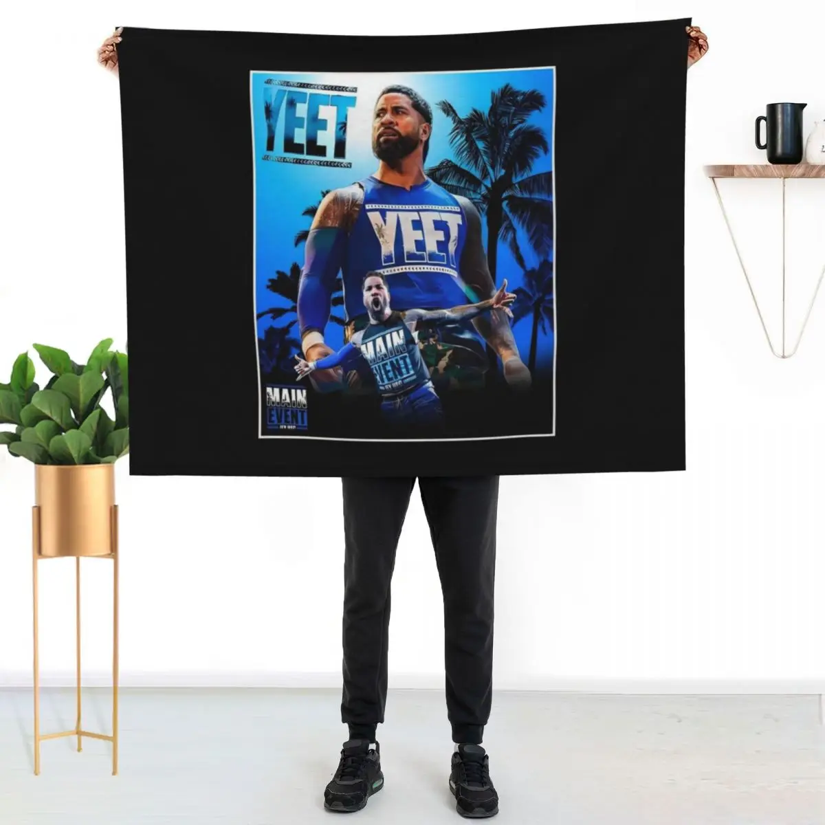 MAIN EVENT JEY USO Throw Blanket Faux Fur Soft Warm Blanket for Bed
MAIN EVENT JEY USO Throw Blanket Faux Fur Soft Warm Blanket for Bed
