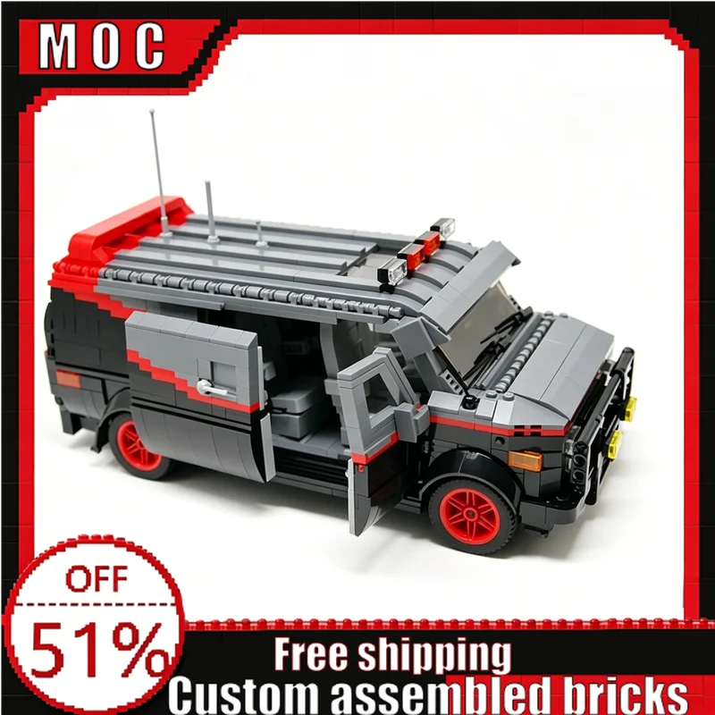 2016 Parts New Vintage 80s Agent Vandura Style Van Building Blocks Custom DIY Educational Assembly Toys Creative Birthday Gifts
2016 Parts New Vintage 80s Agent Vandura Style Van Building Blocks Custom DIY Educational Assembly Toys Creative Birthday Gifts