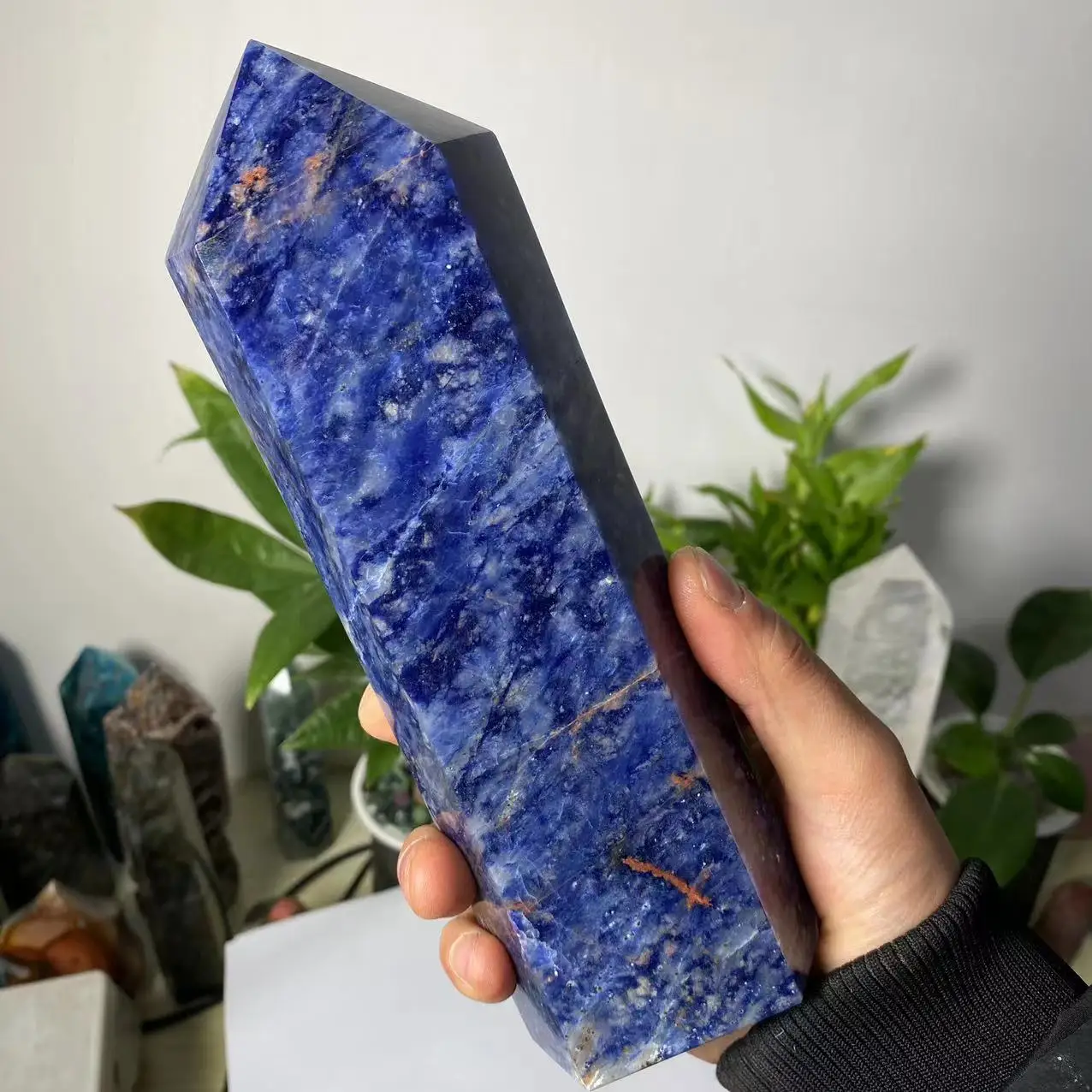 Красивая большая НАТУРАЛЬНАЯ синяя кальдалитовая палочка, кристальная энергетическая башня, восстанавливающая рейки
Красивая большая НАТУРАЛЬНАЯ синяя кальдалитовая палочка, кристальная энергетическая башня, восстанавливающая рейки