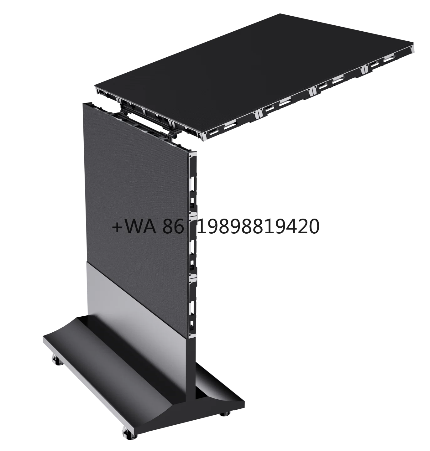 All-in-One Portable P2.6 Foldable LED Poster Display Stand for Exhibitions and Retail
All-in-One Portable P2.6 Foldable LED Poster Display Stand for Exhibitions and Retail