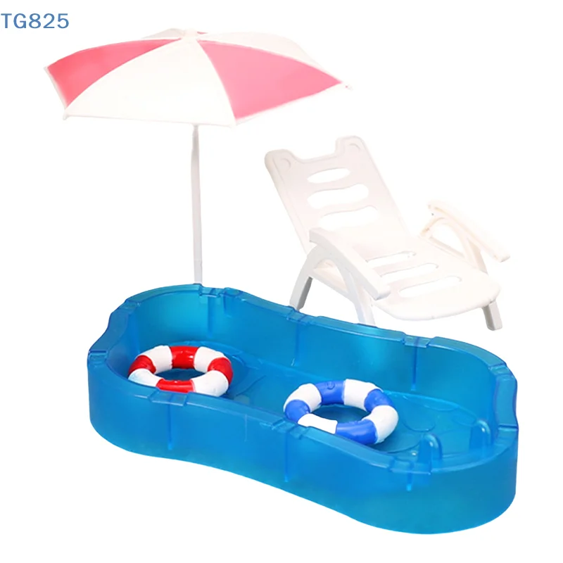 【AN】1 Set Children Play Toys Doll House Cute Simulation Mini Swimming Pool Swimming Circle Beach Chair Kit Model DIY Decoration
【AN】1 Set Children Play Toys Doll House Cute Simulation Mini Swimming Pool Swimming Circle Beach Chair Kit Model DIY Decoration