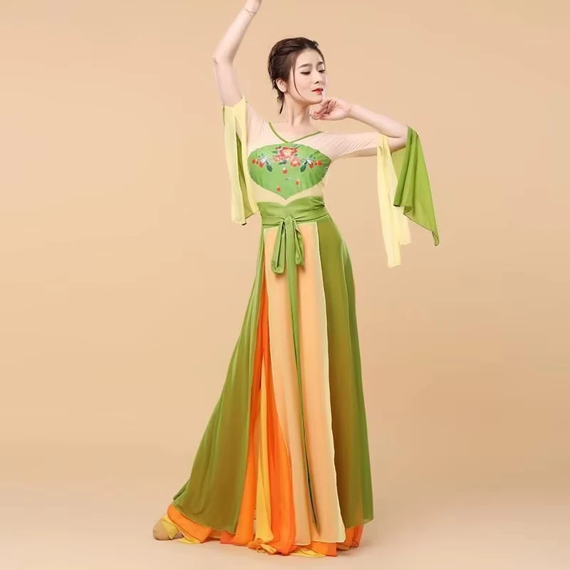 Dance Body Charm Clothes Elegant Chinese Classic Dance Kung Fu Clothes Performance Costumes Performance Wear
Dance Body Charm Clothes Elegant Chinese Classic Dance Kung Fu Clothes Performance Costumes Performance Wear