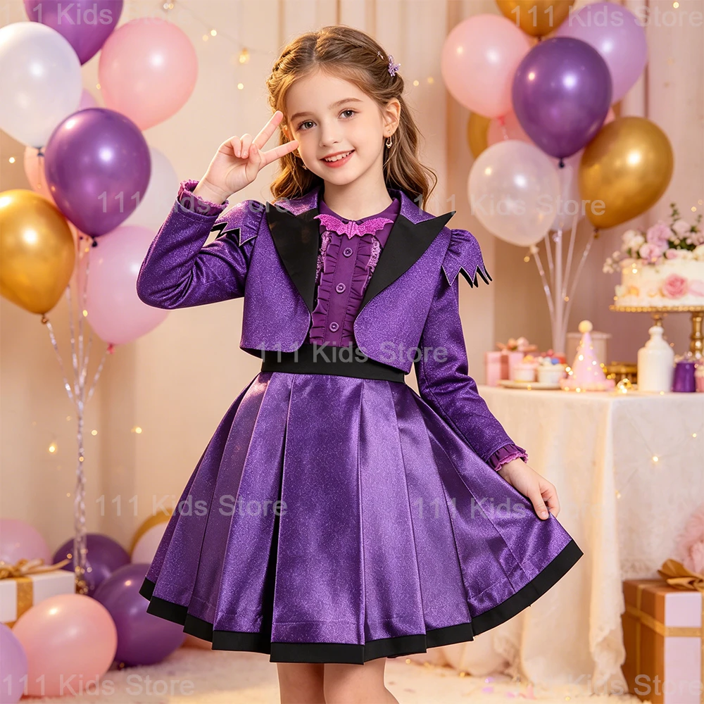Kids Girls Autumn Dress and Jacket 2Pcs Uniform Sets Witch Cosplay Costume for Halloween Party Dress Gown Children Birthday Gift
Kids Girls Autumn Dress and Jacket 2Pcs Uniform Sets Witch Cosplay Costume for Halloween Party Dress Gown Children Birthday Gift