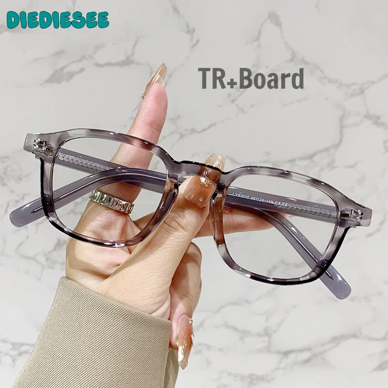 DIEDIESEE Retro Board Plug-in Lens Legs Anti Blue Light Can Be Matched With Myopia Optical Prescription Glasses Frame YS83010
DIEDIESEE Retro Board Plug-in Lens Legs Anti Blue Light Can Be Matched With Myopia Optical Prescription Glasses Frame YS83010