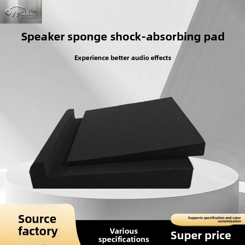 Listening Speaker Anti-Shock Sponge Pad Shock Absorption Tabletop Anti-Slip Cotton Subwoofer Soundproofing
Listening Speaker Anti-Shock Sponge Pad Shock Absorption Tabletop Anti-Slip Cotton Subwoofer Soundproofing