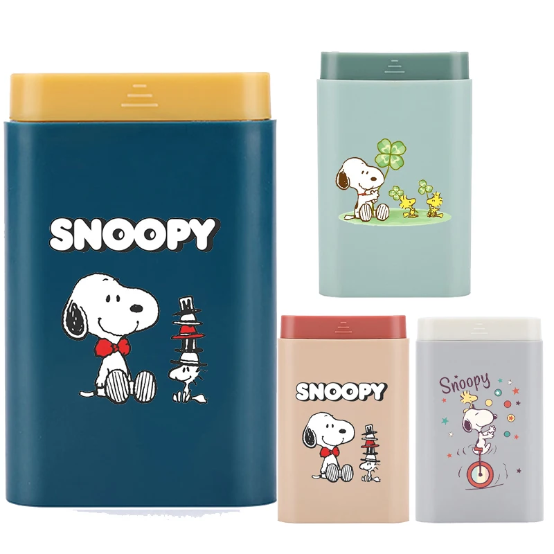 Чехол-дозатор для таблеток с рисунком Снупи, портативный карманный герметичный органайзер для хранения лекарств в стиле аниме для рыбьего масла, витаминов
Чехол-дозатор для таблеток с рисунком Снупи, портативный карманный герметичный органайзер для хранения лекарств в стиле аниме для рыбьего масла, витаминов